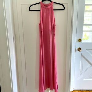 Zara high neck dress in pink